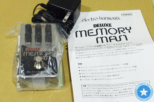 Electro-Harmonix（エレクトロ・ハーモニックス）社のnanoサイズのディレイ・ペダル『Nano Deluxe Memory Man』をご紹介したブログ記事用の写真3枚目