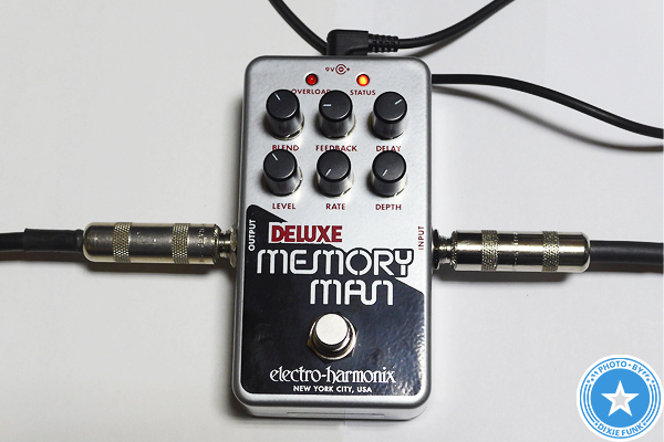 Electro-Harmonix（エレクトロ・ハーモニックス）社のnanoサイズのディレイ・ペダル『Nano Deluxe Memory Man』をご紹介したブログ記事用の写真7枚目
