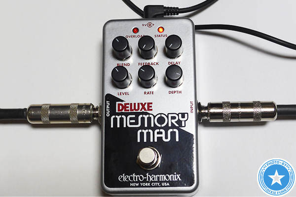 Electro-Harmonix（エレクトロ・ハーモニックス）社のnanoサイズのディレイ・ペダル『Nano Deluxe Memory Man』をご紹介したブログ記事用の写真8枚目