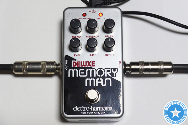 Electro-Harmonix（エレクトロ・ハーモニックス）社のnanoサイズのディレイ・ペダル『Nano Deluxe Memory Man』をご紹介したブログ記事用の写真9枚目