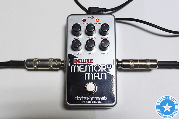 Electro-Harmonix（エレクトロ・ハーモニックス）社のnanoサイズのディレイ・ペダル『Nano Deluxe Memory Man』をご紹介したブログ記事用の写真10枚目