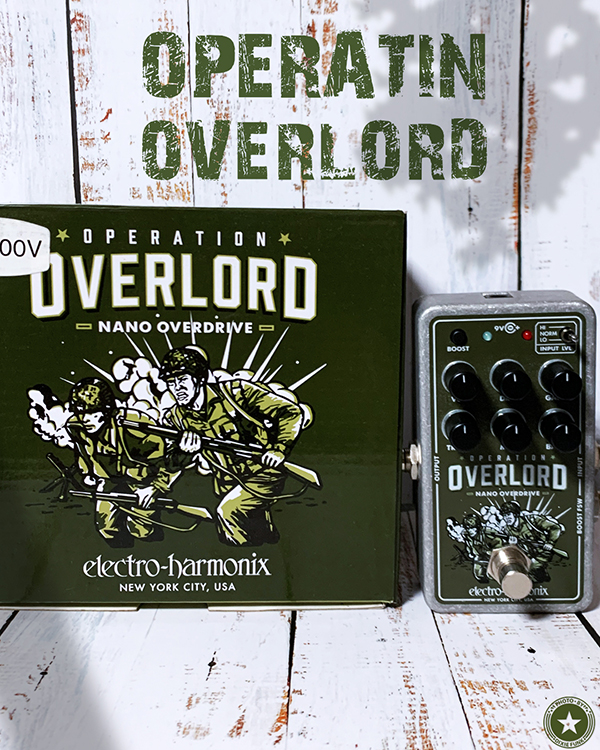 ミリオタ心をくすぐるアーミー・デザイン！エレハモの近代的な歪みペダル『Nano Operation Overlord』：オマケ写真_01