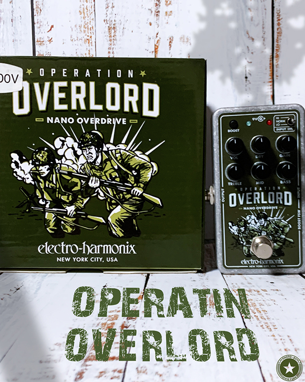 ミリオタ心をくすぐるアーミー・デザイン！エレハモの近代的な歪みペダル『Nano Operation Overlord』：オマケ写真_02