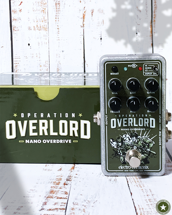 ミリオタ心をくすぐるアーミー・デザイン！エレハモの近代的な歪みペダル『Nano Operation Overlord』：オマケ写真_03