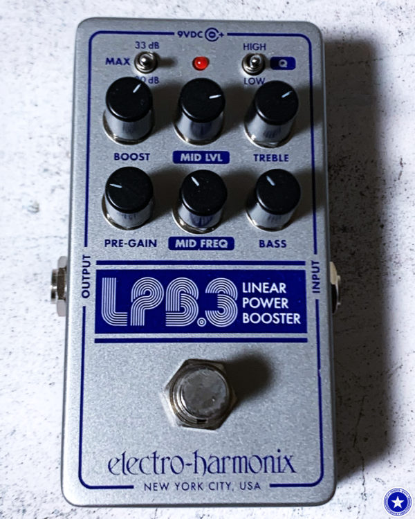 エレクトロ・ハーモニックスの最新のブースター・エフェクター『LPB-3』のブログ用の写真 8枚目