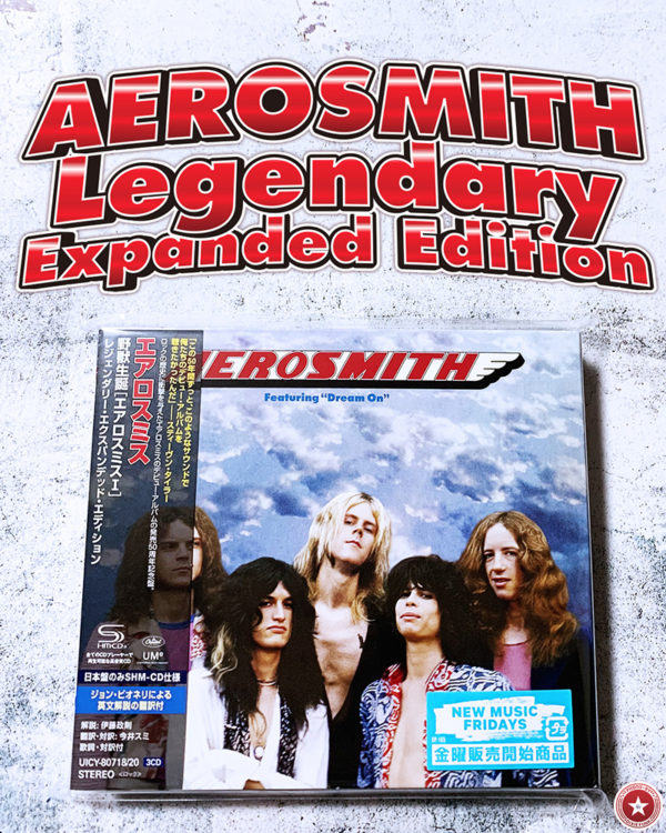 エアロスミスのデビューアルバム『野獣生誕（邦題）』の50周年記念盤CD3枚組レジェンダリー・エクスパンデッド・エディションの写真1枚目