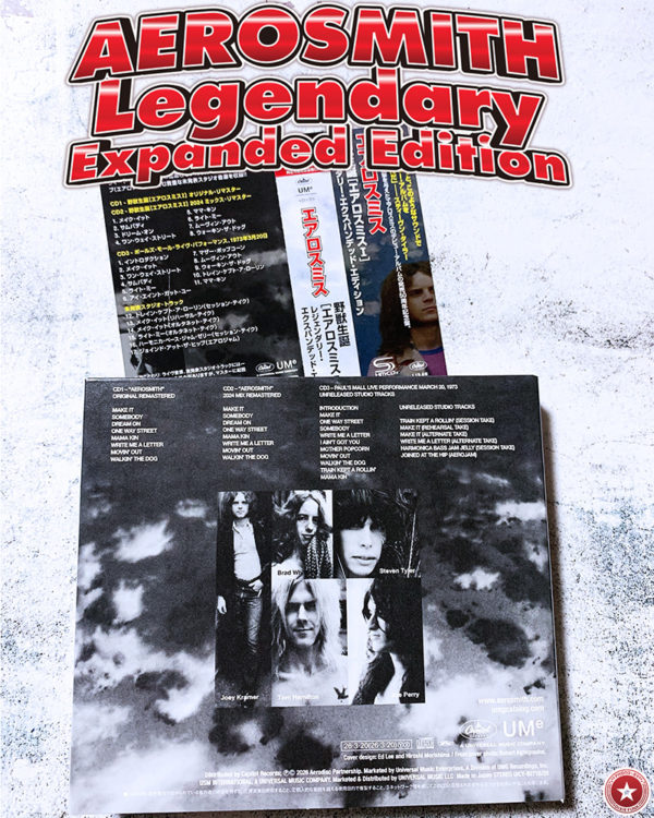 エアロスミスのデビューアルバム『野獣生誕（邦題）』の50周年記念盤CD3枚組レジェンダリー・エクスパンデッド・エディションの写真4枚目